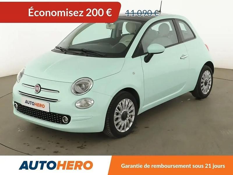 Vert Utilisé 2020 Fiat 500 Lounge Citadine | 10 890 € (Super prix) - Image 1/2