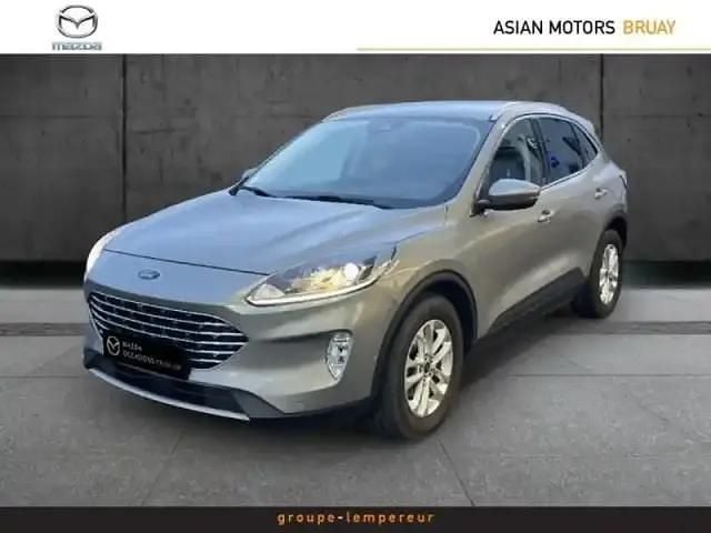 Bleu Occasion 2021 Ford Kuga Titanium SUV | 17 990 € (Bon prix) - Image 1/4
