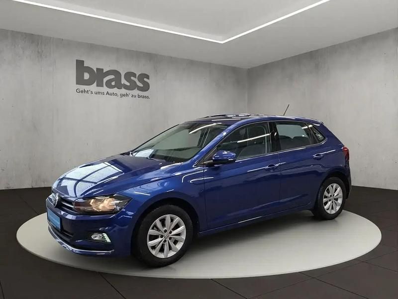 Bleu Occasion 2018 VW Polo Highline Berline | 13 950 € (Bon prix) - Image 1/4