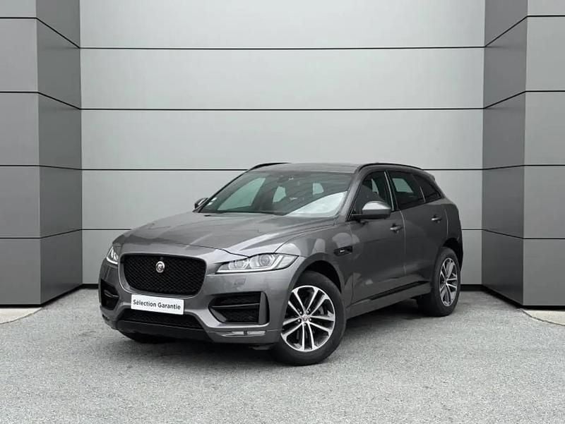 Gris Occasion 2016 Jaguar F-Pace R-Sport SUV | 26 900 € (Super prix) - Image 1/4