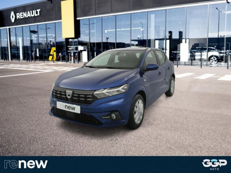 Bleu Utilisé 2022 Dacia Sandero Comfort Citadine | 11 999 € (Prix juste) - Image 1/4