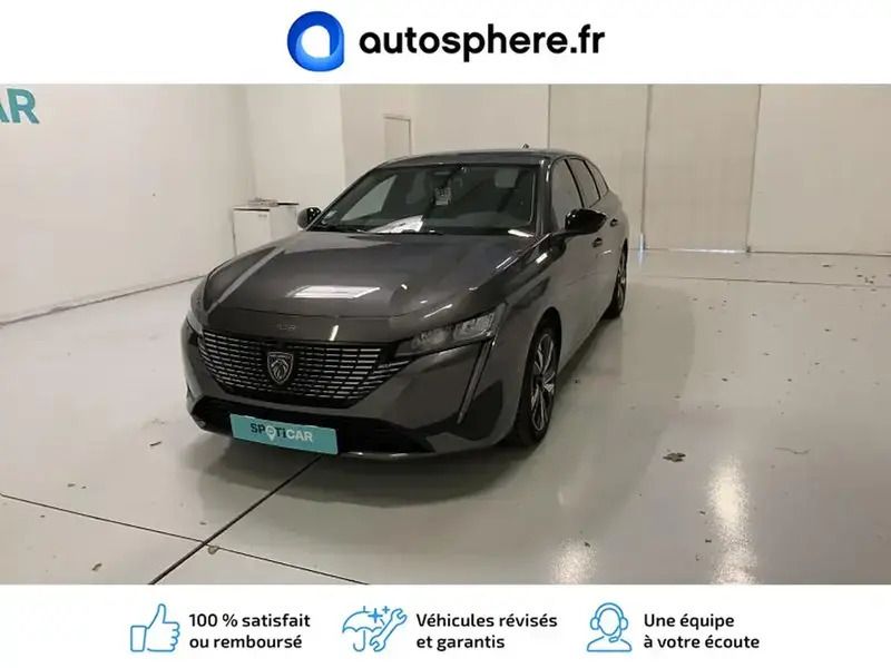 Peinture metallisee gris platinium Utilisé 2022 Peugeot 308 Allure Break | 20 299 € (Prix juste) - Image 1/4