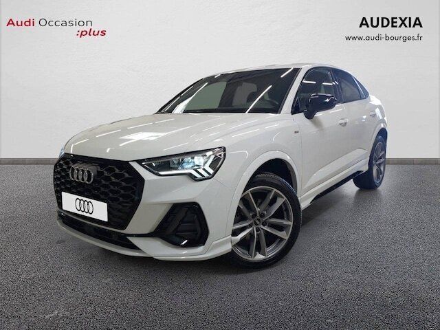 Blanc glacier métallisé Utilisé 2022 Audi Q3 Sportback S-Line SUV | 43 490 € (Prix assez cher) - Image 1/4
