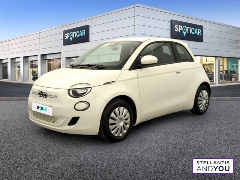 Blanc Utilisé 2022 Fiat 500e Action Berline | 10 990 € (Super prix) - Image 1/4