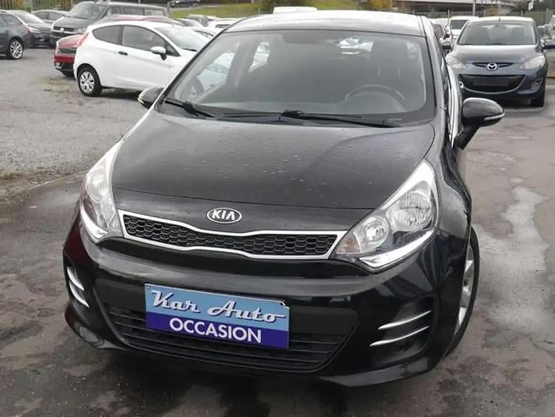 Noir Occasion 2015 Kia Rio Berline | 9 490 € - Image 1/4