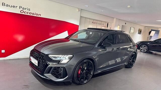 Gris daytona nacré Utilisé 2021 Audi RS3 Sportback Design Citadine | 69 980 € (Prix cher) - Image 1/4