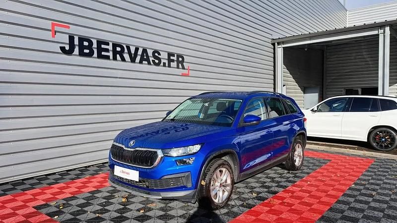 Bleu Occasion 2022 Skoda Kodiaq Ambition SUV | 25 590 € (Prix juste) - Image 1/4