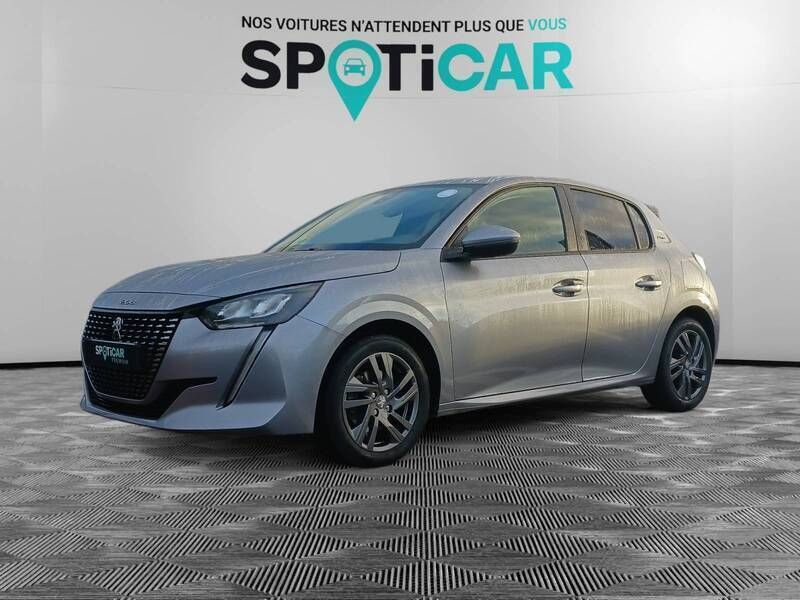 Gris Utilisé 2021 Peugeot 208 S Citadine | 15 990 € (Prix juste) - Image 1/3