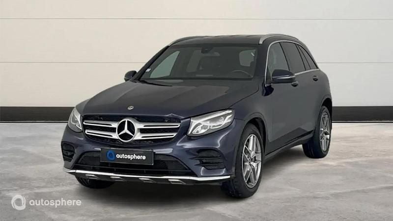 Bleu Occasion 2018 Mercedes GLC220 Sportline SUV | 33 999 € (Bon prix) - Image 1/4