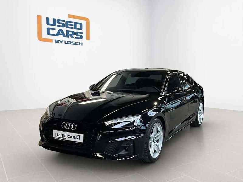 Noir Utilisé 2021 Audi A5 S-line plus Coupé | 39 490 € (Super prix) - Image 1/4