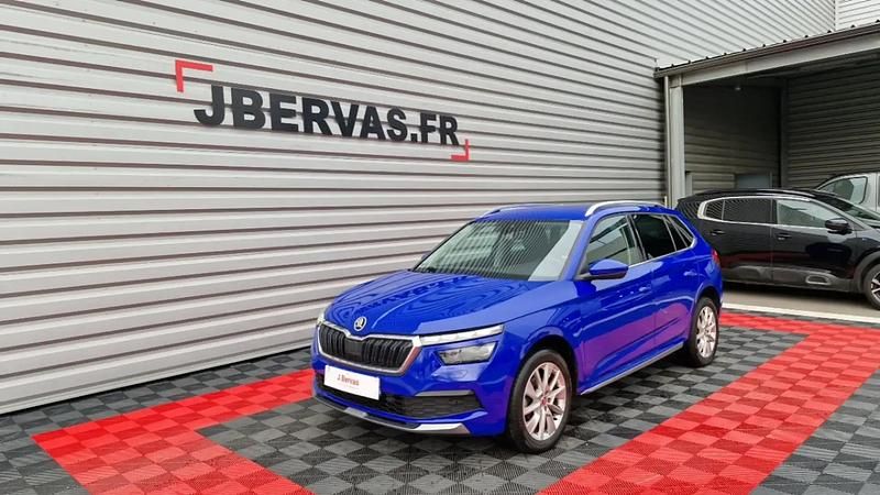 Bleu Occasion 2022 Skoda Kamiq Style SUV | 16 990 € (Prix juste) - Image 1/4