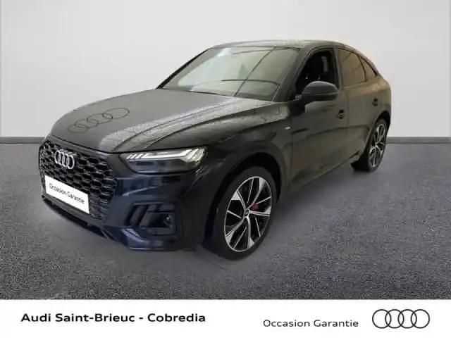 Noir mythic métallisé Occasion 2023 Audi Q5 Sportback S-Line SUV | 51 990 € - Image 1/4