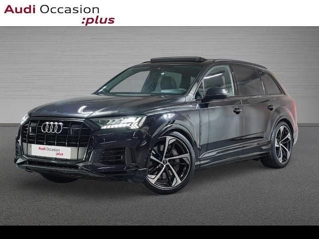 Noir orca métallisé Occasion 2021 Audi Q7 Sport SUV | 69 900 € - Image 1/4