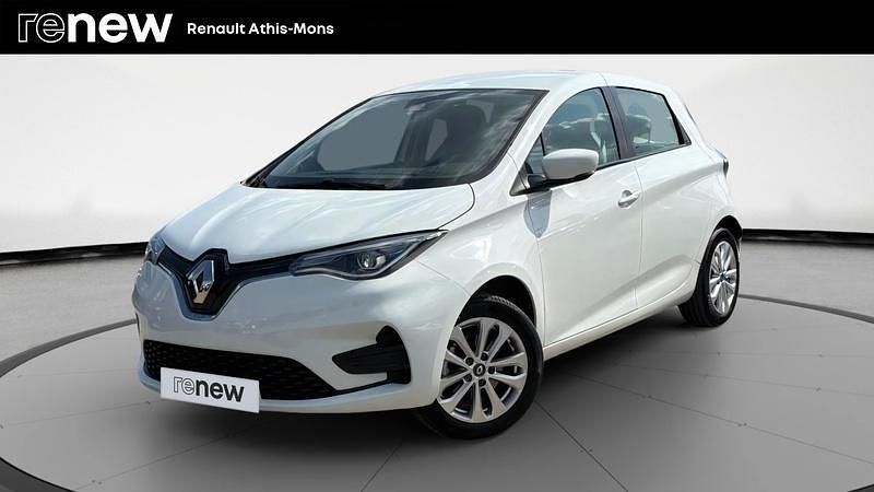 Blanc Utilisé 2020 Renault Zoe Zen Citadine | 12 990 € (Prix juste) - Image 1/4