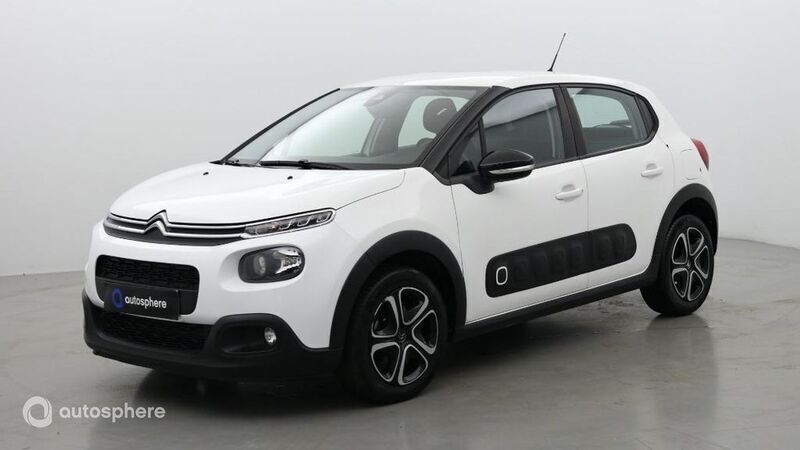 Blanc Utilisé 2019 Citroën C3 PureTech Citadine | 10 499 € (Prix juste) - Image 1/4