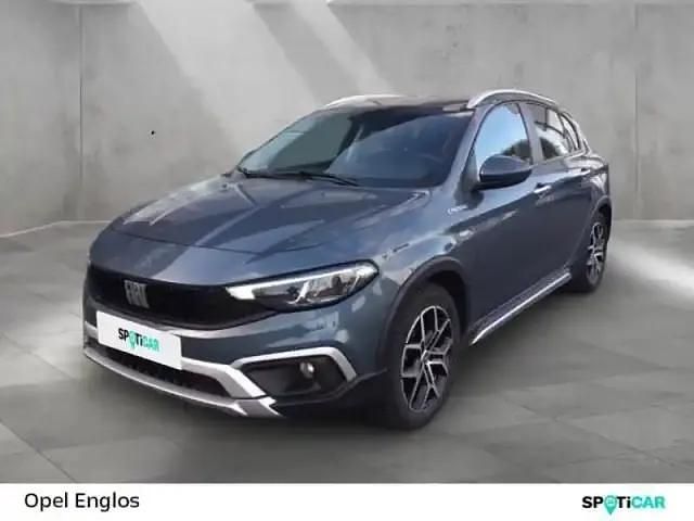 Bleu méditerranée métallisé Occasion 2022 Fiat Tipo Cross Berline | 13 990 € (Prix juste) - Image 1/4