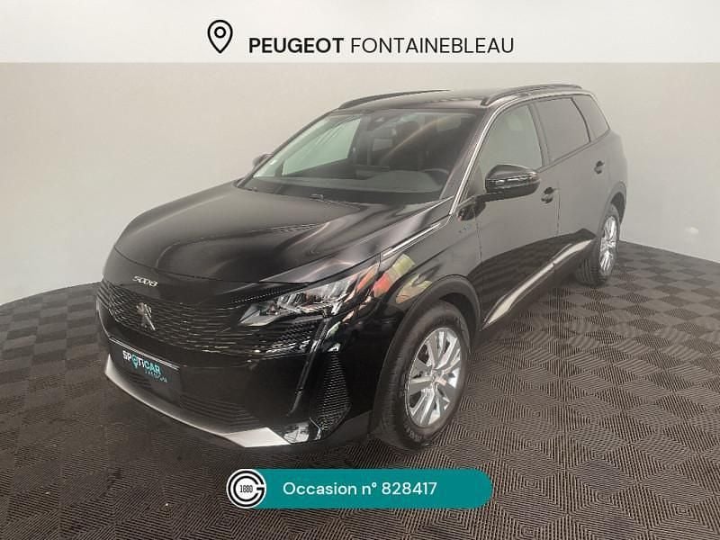 Noir Occasion 2021 Peugeot 5008 Style Monospace | 17 970 € (Super prix) - Image 1/4
