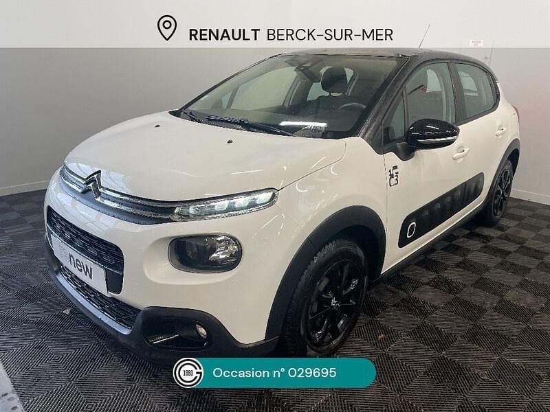 Blanc Utilisé 2019 Citroën C3 PureTech Citadine | 10 990 € (Prix juste) - Image 1/4