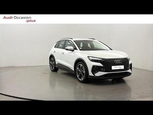 Occasion Audi Q4 e-tron S-Line 150 kW (204 ch) 2022 Blanc glacier métallisé SUV