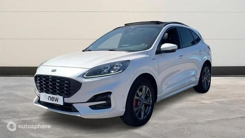 Blanc Utilisé 2021 Ford Kuga ST-Line SUV | 22 799 € (Prix juste) - Image 1/4
