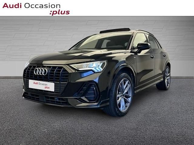 Noir mythic métallisé Occasion 2021 Audi Q3 S-Line SUV | 37 900 € - Image 1/4