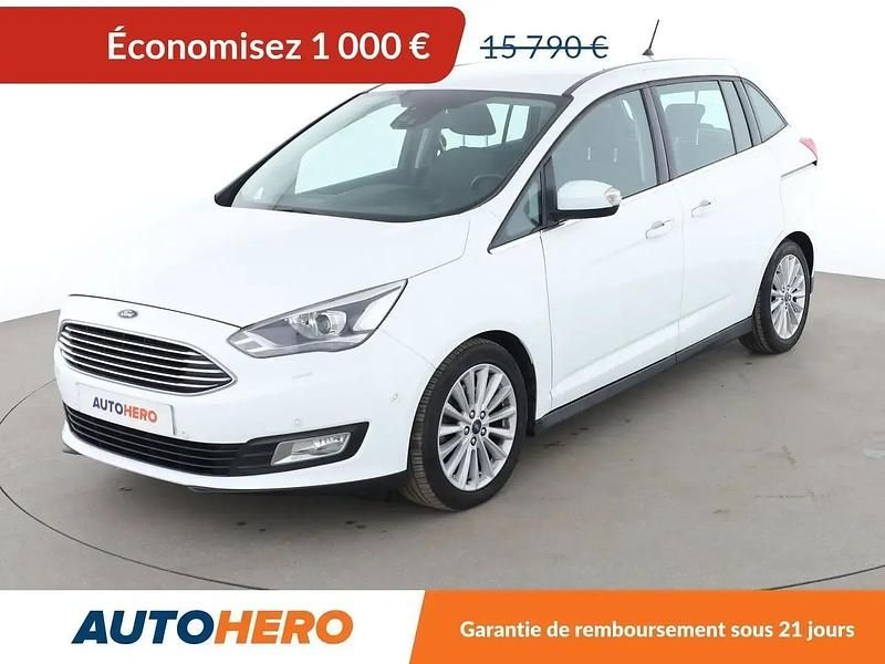 Occasion Ford Grand C-Max Titanium 120 ch (88 kW) 2018 Blanc Monospace