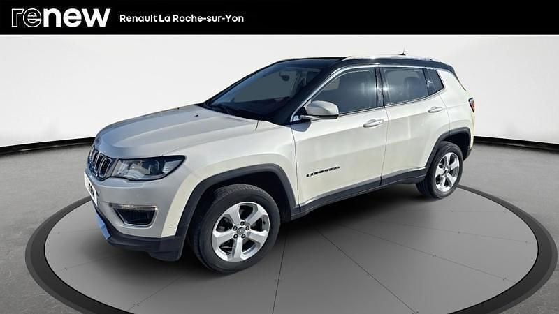 Blanc Occasion 2018 Jeep Compass Limited SUV | 20 980 € (Prix juste) - Image 1/4