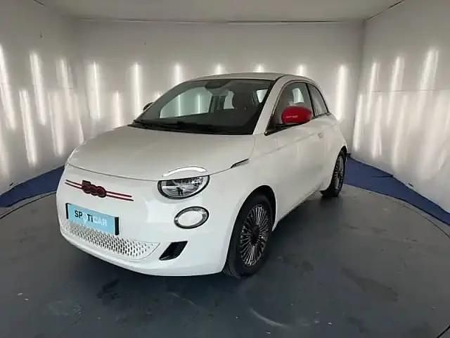 Blanc Utilisé 2022 Fiat 500e Red Citadine | 13 400 € (Prix juste) - Image 1/4