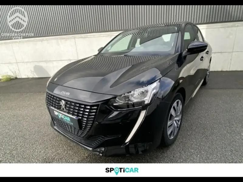 Noir Utilisé 2020 Peugeot 208 Active Citadine | 12 990 € (Prix assez cher) - Image 1/4