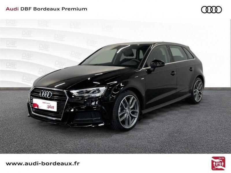 Noir Utilisé 2019 Audi A3 Sportback Sport Berline | 19 990 € (Prix assez cher) - Image 1/3