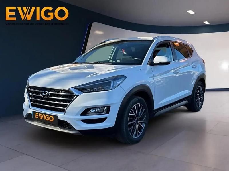 Blanc Occasion 2019 Hyundai Tucson Premium SUV | 17 990 € (Bon prix) - Image 1/4