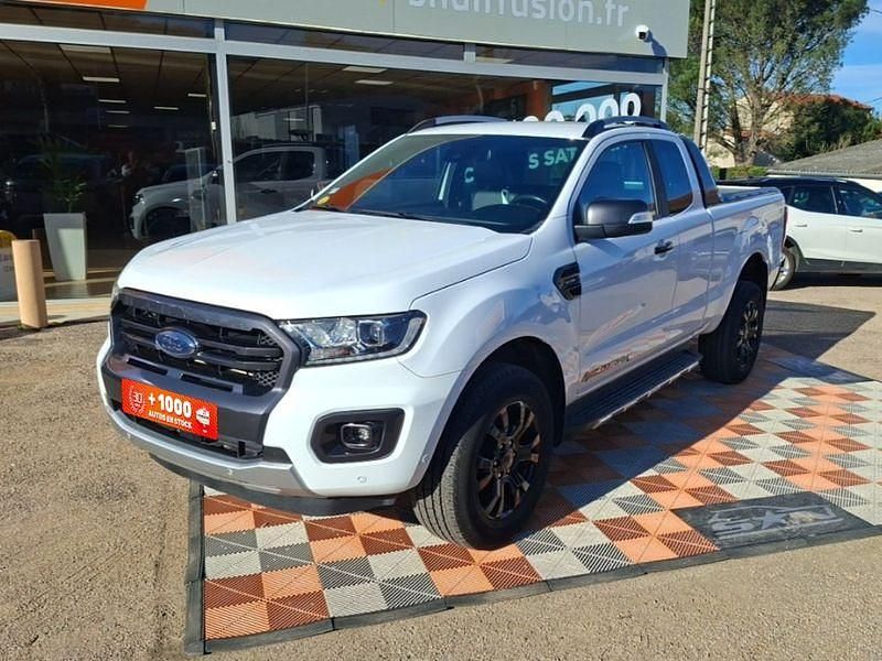Occasion Ford Ranger Wildtrack 213 ch (156 kW) 2021 Blanc Pick-up