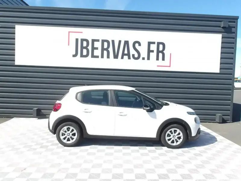 Blanc Utilisé 2019 Citroën C3 Feel Citadine | 14 990 € (Prix assez cher) - Image 1/4