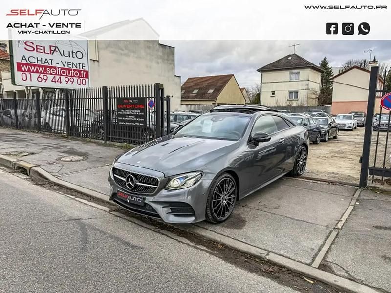 Gris Occasion 2017 Mercedes E220 Sportline Coupé | 25 900 € (Prix juste) - Image 1/4