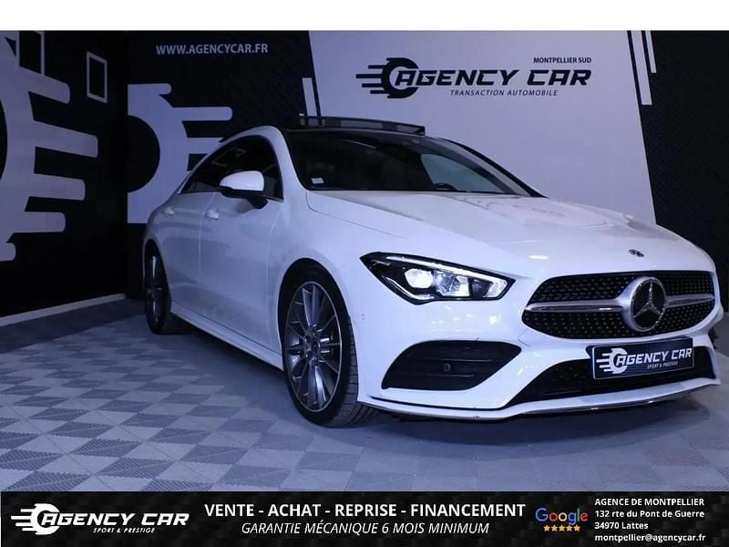 Occasion Mercedes CLA200 AMG line 163 ch (119 kW) 2020 Blanc Berline