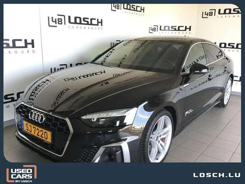 Noir Utilisé 2024 Audi A5 Sportback S-Line Berline | 40 923 € (Super prix) - Image 1/4