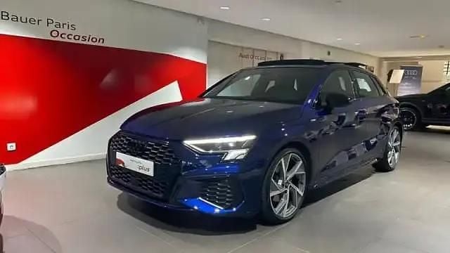 Bleu Utilisé 2021 Audi A3 Sportback e-tron S-Line Citadine | 29 980 € (Prix juste) - Image 1/4