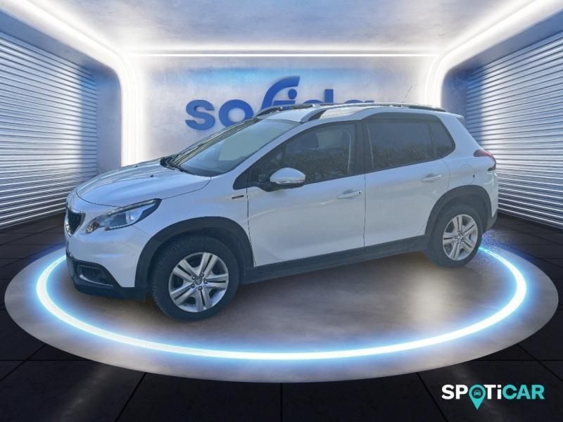 Blanc Utilisé 2019 Peugeot 2008 Signature Sky SUV | 9 790 € (Bon prix) - Image 1/3