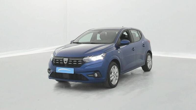 Bleu Utilisé 2021 Dacia Sandero Comfort Citadine | 12 989 € (Bon prix) - Image 1/1