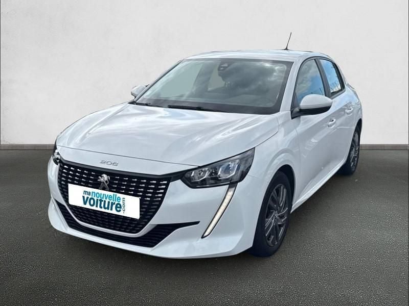 Blanc Utilisé 2021 Peugeot 208 Business-Line Citadine | 14 990 € (Prix juste) - Image 1/4