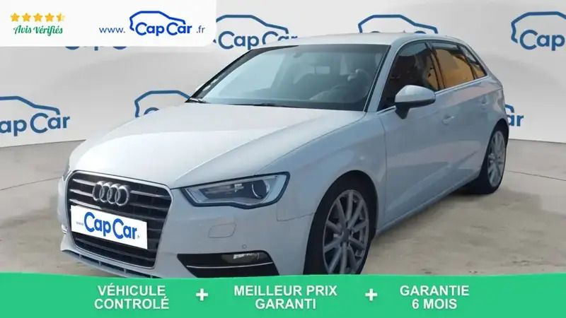Blanc Utilisé 2016 Audi A3 Ambition Berline | 13 990 € (Prix juste) - Image 1/4