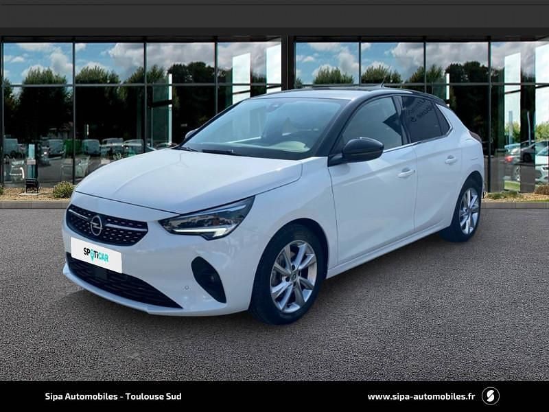 Blanc Occasion 2021 Opel Corsa Elegance Citadine | 9 990 € (Bon prix) - Image 1/4