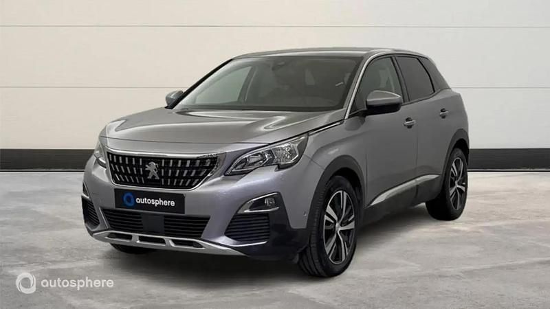 Gris Utilisé 2018 Peugeot 3008 Allure SUV | 11 799 € (Prix juste) - Image 1/4