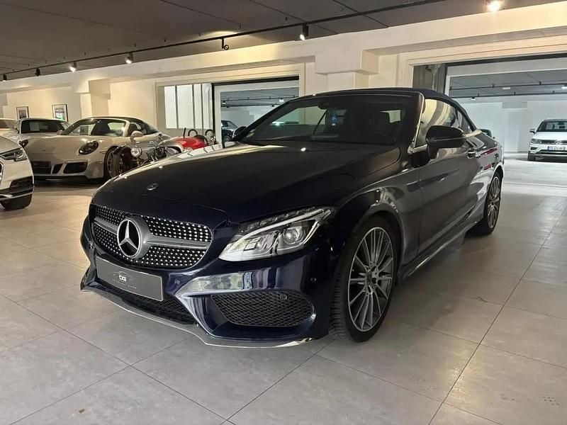 Occasion Mercedes C220 Sportline 170 ch (125 kW) 2018 Bleu Cabriolet