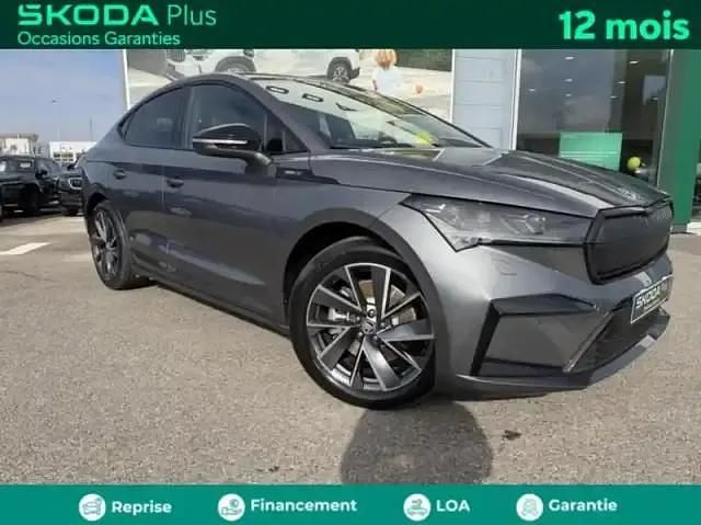 Occasion Skoda Enyaq iV SportLine 210 kW (286 ch) 2025 Gris SUV