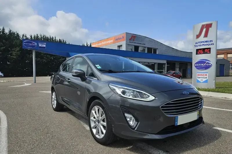 Gris Utilisé 2017 Ford Fiesta S Citadine | 10 990 € (Prix assez cher) - Image 1/4