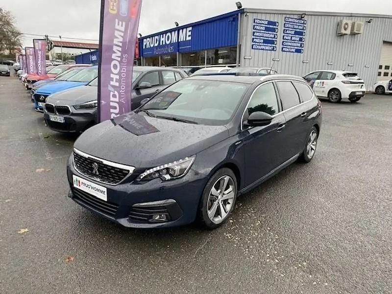 Gris Utilisé 2020 Peugeot 308 GT-line Break | 14 990 € (Prix juste) - Image 1/4