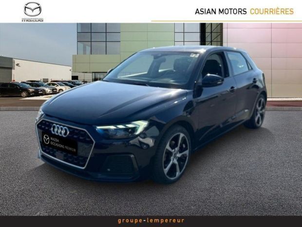Noir Utilisé 2021 Audi A1 Sportback Advanced Citadine | 19 990 € (Prix juste) - Image 1/4