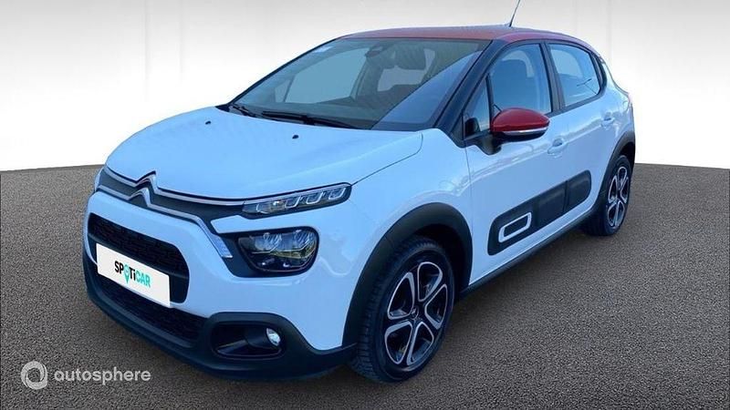 Blanc Utilisé 2022 Citroën C3 PureTech Citadine | 11 980 € (Prix juste) - Image 1/4