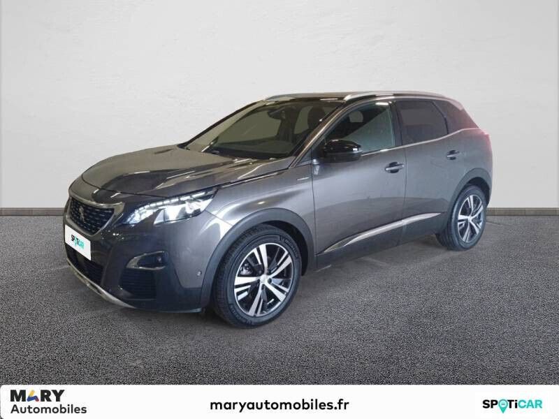 Gris Utilisé 2018 Peugeot 3008 GT-line | 22 990 € - Image 1/4